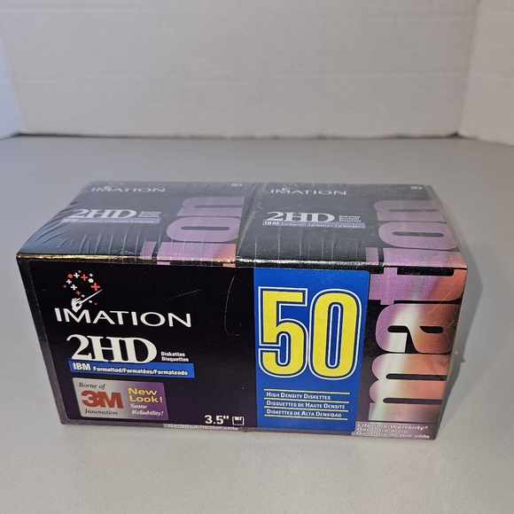 ==Imation 50 pack 3 1/2" IBM formatted floppy disks - Picture 4 of 7